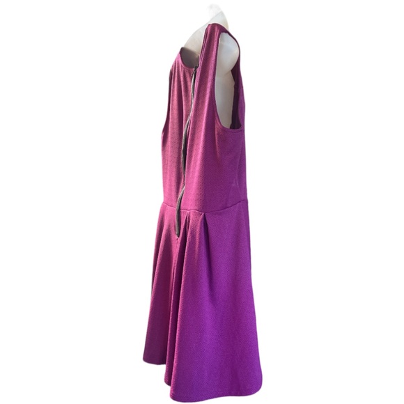 Bongo Plus Women’s Magenta Fit and Flare Sleeveless Mini Dress size 2X NWT - Picture 3 of 15